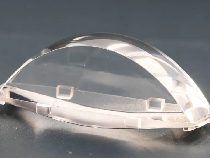 LSR optical silicone lens for automotive headlamps
